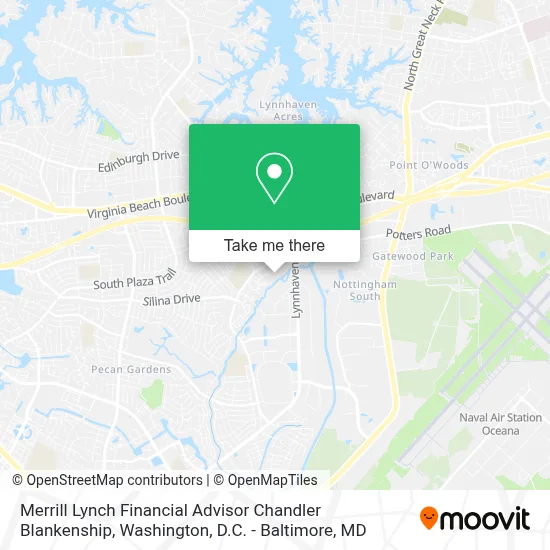 Merrill Lynch Financial Advisor Chandler Blankenship map