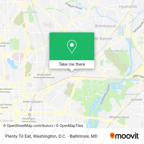 Plenty To Eat map