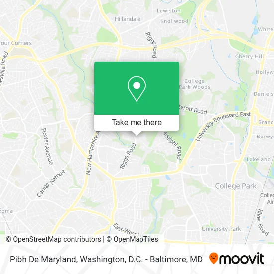 Pibh De Maryland map