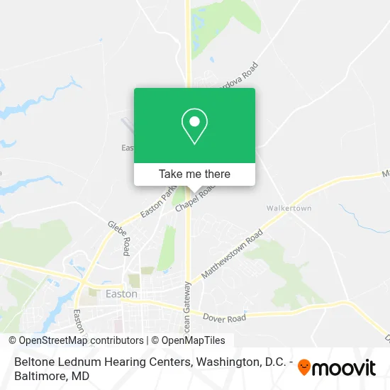 Beltone Lednum Hearing Centers map