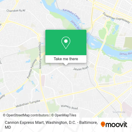 Cannon Express Mart map