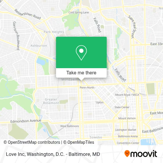 Love Inc map