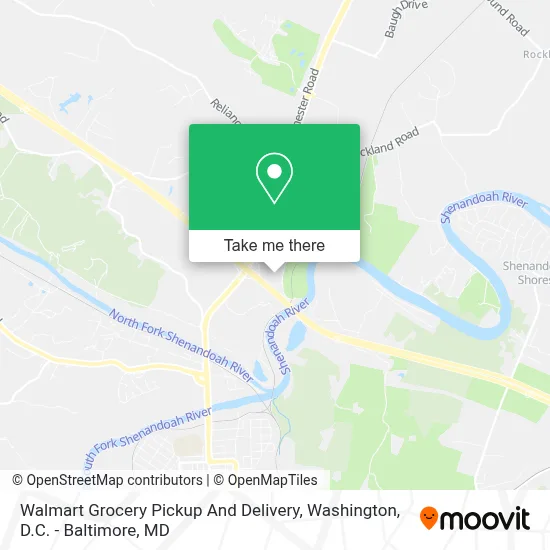Walmart Grocery Pickup And Delivery map
