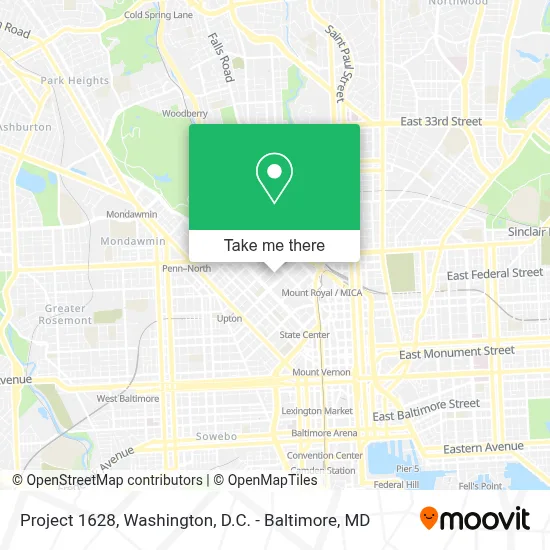 Project 1628 map