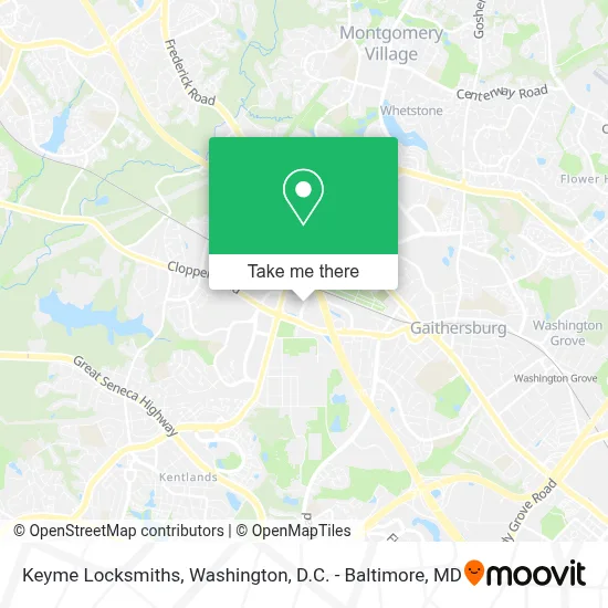 Keyme Locksmiths map