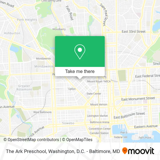 The Ark Preschool map