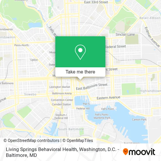 Living Springs Behavioral Health map