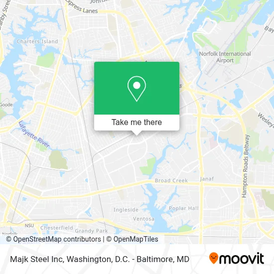 Majk Steel Inc map
