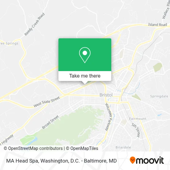 MA Head Spa map