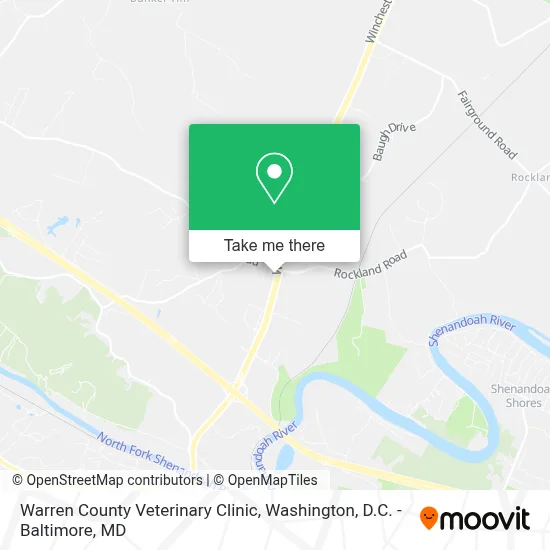 Warren County Veterinary Clinic map