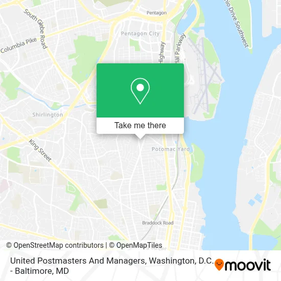 United Postmasters And Managers map