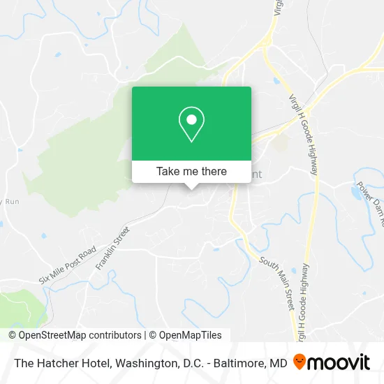 The Hatcher Hotel map