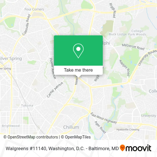 Walgreens #11140 map