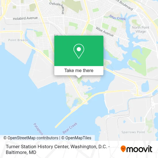 Turner Station History Center map