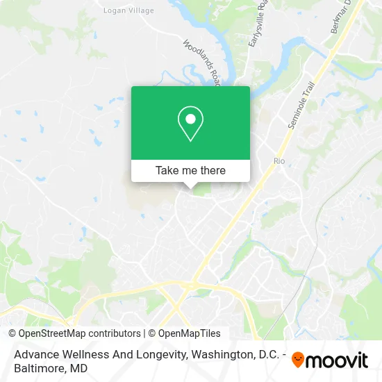 Advance Wellness And Longevity map