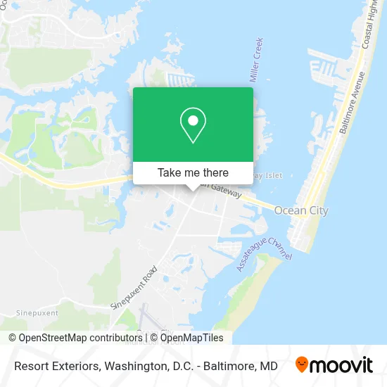 Resort Exteriors map