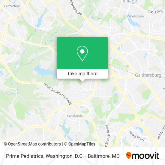 Prime Pediatrics map