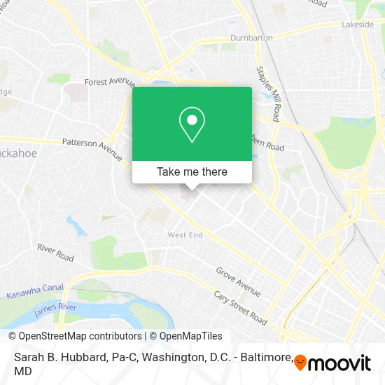Sarah B. Hubbard, Pa-C map