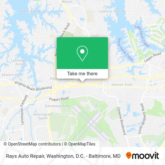 Rays Auto Repair map