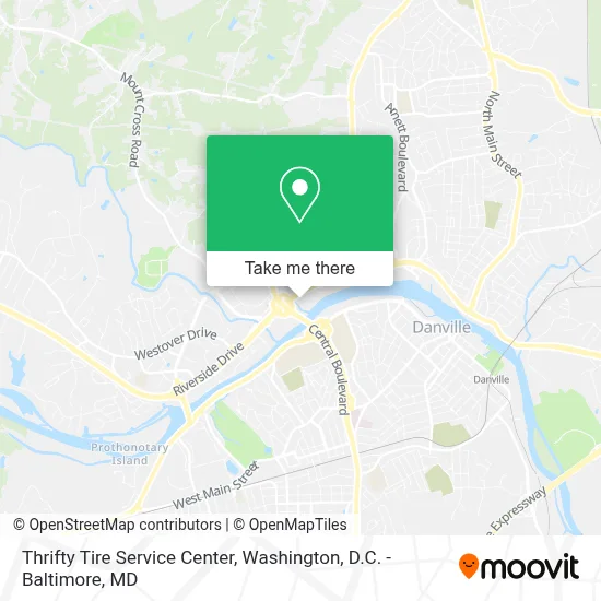 Thrifty Tire Service Center map