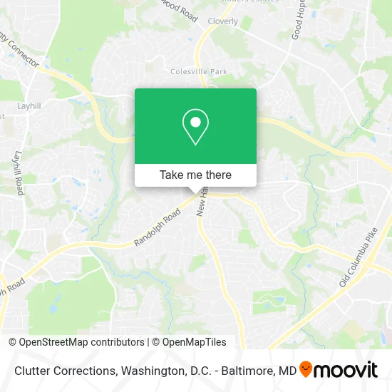 Clutter Corrections map