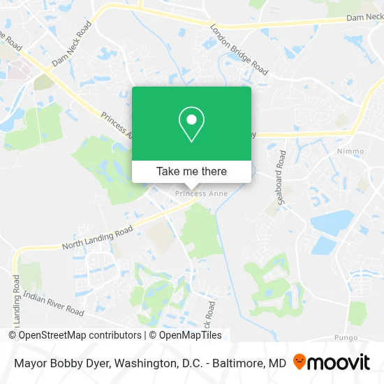 Mayor Bobby Dyer map