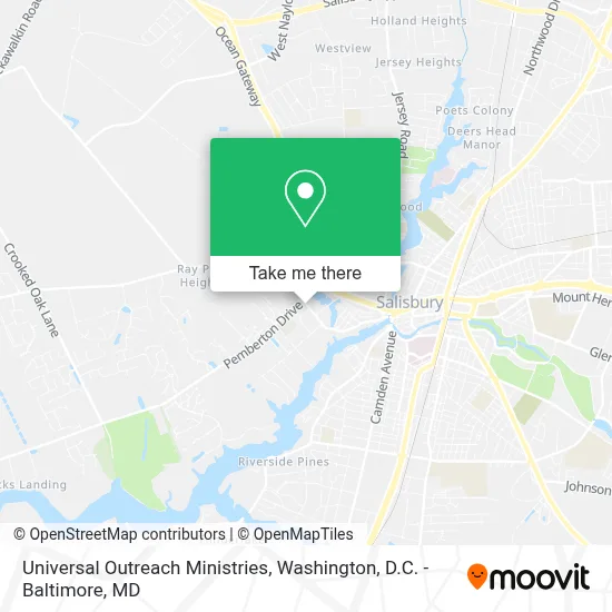 Universal Outreach Ministries map