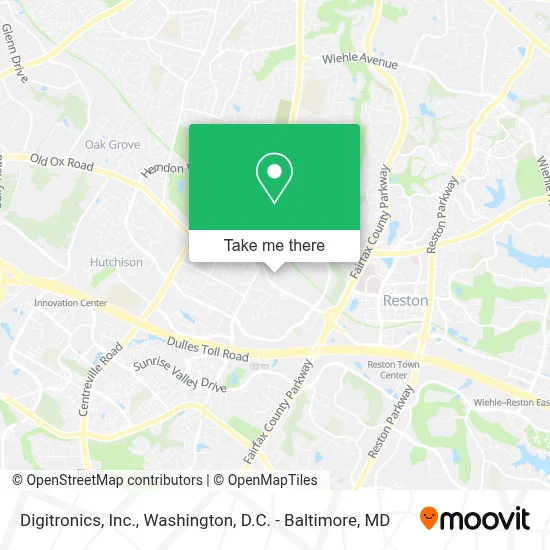 Digitronics, Inc. map