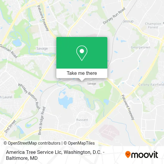 America Tree Service Llc map