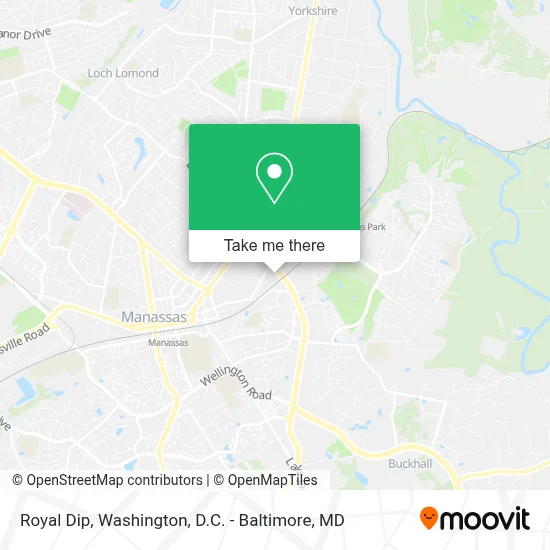 Royal Dip map
