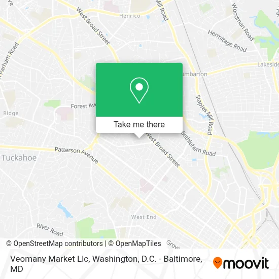 Veomany Market Llc map