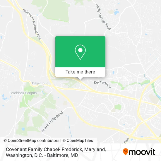 Covenant Family Chapel- Frederick, Maryland map