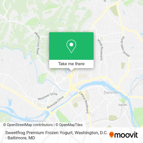 Sweetfrog Premium Frozen Yogurt map