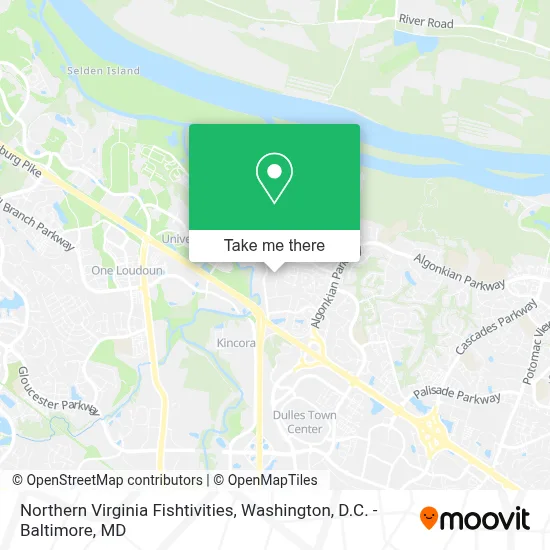 Northern Virginia Fishtivities map