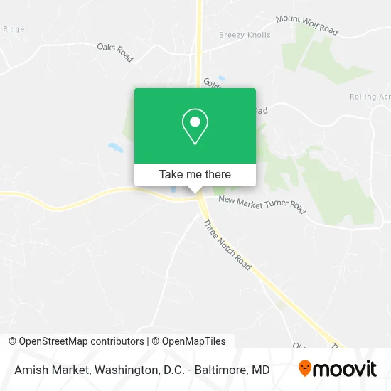 Amish Market map
