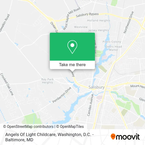 Angels Of Light Childcare map