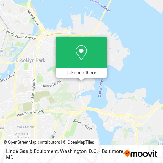 Linde Gas & Equipment map