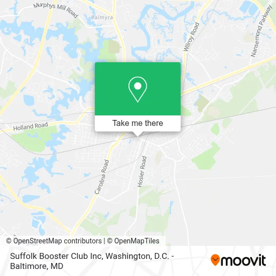 Suffolk Booster Club Inc map