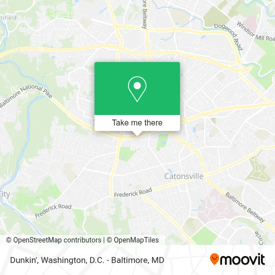 Dunkin' map