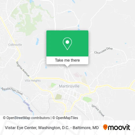 Vistar Eye Center map