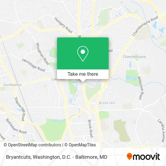 Bryantcuts map