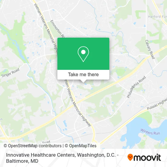 Innovative Healthcare Centers map