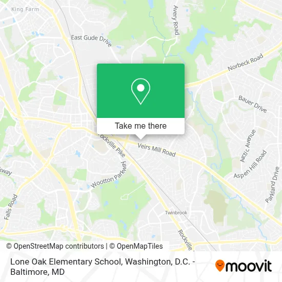 Lone Oak Elementary School map
