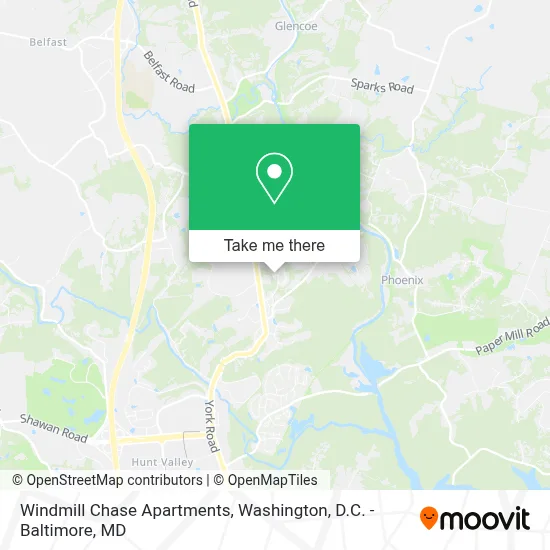 Windmill Chase Apartments map