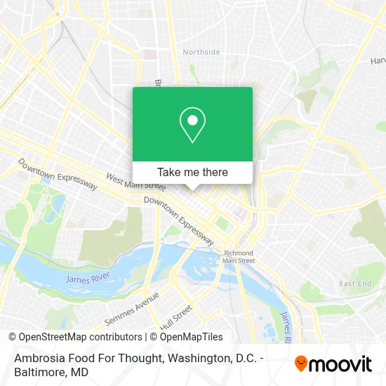 Ambrosia Food For Thought map