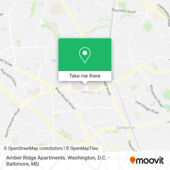 Amber Ridge Apartments map