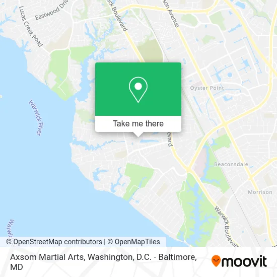 Axsom Martial Arts map