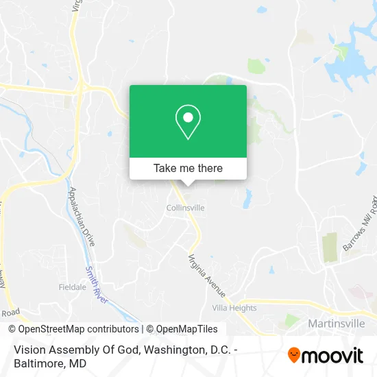 Vision Assembly Of God map