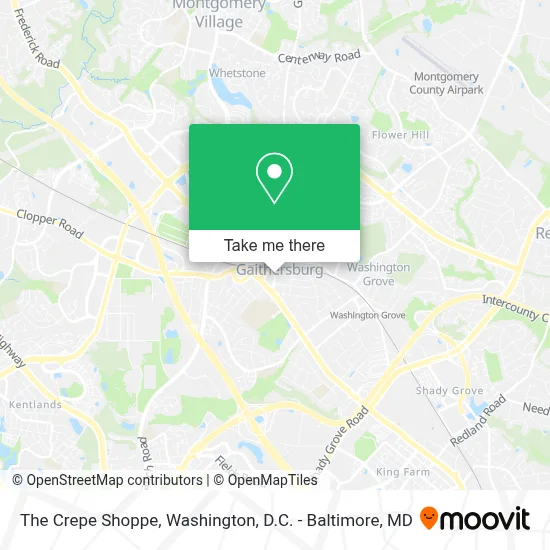 The Crepe Shoppe map