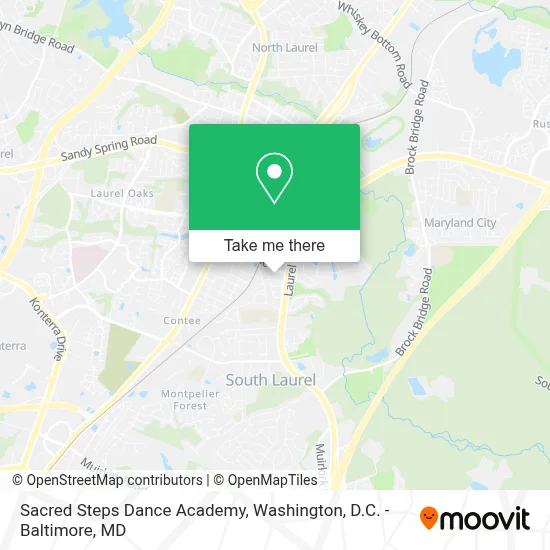 Sacred Steps Dance Academy map